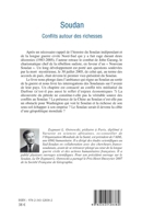 Soudan. Conflits autour des richesses: (Version arabe) (French Edition) 2343128383 Book Cover