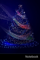 Notebook: No�l, Sapin De No�l, No�l, Vacances Carnet / Journal / Livre d'�criture / Calepin / Agenda / Notes - 6 x 9 pouces (15,24 x 22,86 cm), 150 pages, surface brillante. 1702293769 Book Cover