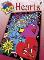 3-D Coloring Book--Hearts 0486490130 Book Cover