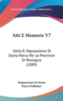 Atti E Memorie 1148728937 Book Cover