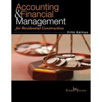Accounting and Financial Management for Residential Construction