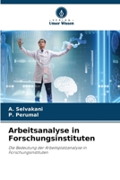 Arbeitsanalyse in Forschungsinstituten (German Edition) 6208491290 Book Cover