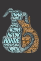 Hunde: Notizblock A5 120 Seiten Punktraster Notizbuch als Wortwolke Deine Notizen, Termine, Planung, Tagebuch oder Organisation 1691070416 Book Cover