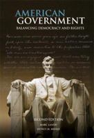 American Government: Balancing Democracy and Rights 0521681286 Book Cover