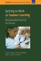 Getting to Work on Summer Learning: Recommended Practices for Success 0833081071 Book Cover
