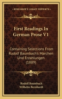 First Readings in German Prose 0353929093 Book Cover