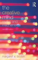The Creative Mind: Myths and Mechanisms 0465014526 Book Cover