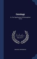 Ontology (1880) 1024392511 Book Cover