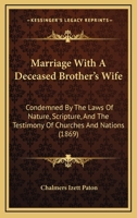 Marriage with a Deceased Brother's Wife 0353963844 Book Cover
