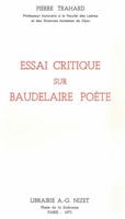 Essai Critique Sur Baudelaire Poete 2707803197 Book Cover