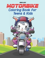 Motorbike Coloring Book for Teens and Kids B0C1J3HNWG Book Cover