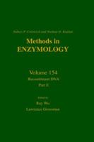 Methods in Enzymology, Volume 154: Recombinant DNA Part E 0121820556 Book Cover
