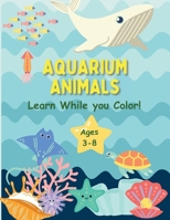 Aquarium Animals Coloring Book B0CTGPGBR2 Book Cover