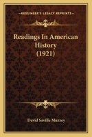 Readings in American History 9353809096 Book Cover