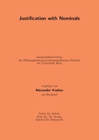 Justification with Nominals 1326850652 Book Cover