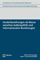 Sonderbeziehungen ALS Nexus Zwischen Aussenpolitik Und Internationalen Beziehungen 3848721562 Book Cover