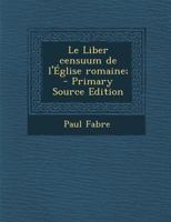 Liber Censuum 1017682461 Book Cover