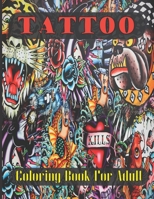 Tattoo coloring book for adult: B08KH3RZHQ Book Cover