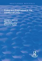 Policy and Pragmatism in the Conflict of Laws 1138703346 Book Cover