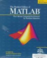 The Student Edition of Matlab: Version 4 : User's Guide (The Matlab Curriculum Series) 0131849794 Book Cover