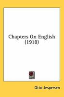 Chapters on English (reprinted from 1117515117 Book Cover