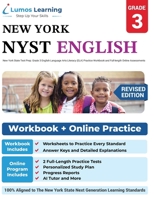 New York State Test Prep: Grade 3 English Language Arts Literacy (Ela) Practice Workbook and Full-Length Online Assessments: Nyst Study Guide 1946795097 Book Cover