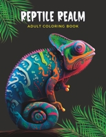 Reptile Realm: A Coloring Book Journey Through the World of Scaly Creatures B0BW31G8BW Book Cover