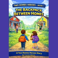 Two Homes Heroes - Book 1 - The Backpack Between Homes: A Two Homes Heroes Story B0HJYPY3N5 Book Cover