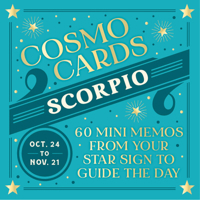 Cosmo Cards: Scorpio: 60 Mini Memos from Your Star Sign to Guide the Day 1797234579 Book Cover
