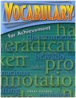 Vocabulary for Achievement: 3rd Course 0669464791 Book Cover