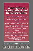 West Africa Nationalism and Reconstruction 1523792957 Book Cover