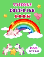 Unicorn coloring book: awesome unicorn coloring books for kids(ages 4 to 10)-children coloring book-50 unique design -large (8.5x11) 170861415X Book Cover