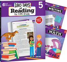 180 Days of Reading, Writing and Math for Fifth Grade 1493825941 Book Cover