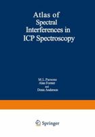 Atlas of Spectral Interferences in ICP Spectroscopy 1468410261 Book Cover