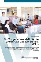 Ein Vorgehensmodell für die Einführung von Enterprise-Wikis 6209668313 Book Cover