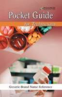 Pharmacology for Technicians: Pocket Drug Guide 0763852309 Book Cover