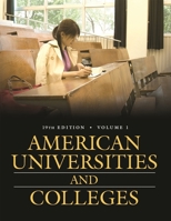 American Universities and Colleges [2 Volumes] 0313366071 Book Cover