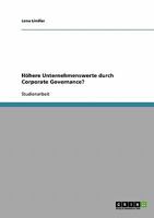 H�here Unternehmenswerte durch Corporate Governance? 3638712117 Book Cover