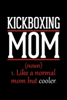 Kickboxing Mom Notebook: Graph Paper Notebook with 120 pages 6x9 perfect as math book, sketchbook, workbook and diary Funny Gift for Kickboxing Fans and Coaches 1677234679 Book Cover