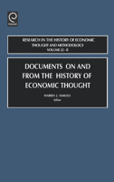 Research in the History of Economic Thought and Methodology, Volume 22b: Documents on and from the history of economic thought 076231091X Book Cover
