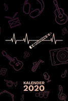 Kalender 2020: A5 Musikinstrumente Terminplaner f�r Fl�tenspieler mit DATUM - 52 Kalenderwochen f�r Termine & To-Do Listen - Herz f�r Fl�ten Terminkalender Fl�tist Herzschlag Jahreskalender Fl�te lern 1678674516 Book Cover