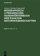 A - E: Berichtsjahre 1932 Bis 1953 3112536673 Book Cover