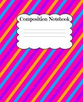 Composition Notebook: Back To School Colorful Bright Patterned Glossy Cover Notebook 1070972665 Book Cover