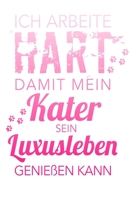 Ich arbeite hart, damit meine Katze ihr Luxusleben genießen kann: A5 Dodgrid (gepunktet)  | Agenda Journal | Perfekt zum Schreiben und Zeichnen | Geschenkidee Katerbesitzerin Geschenk (German Edition) 1696027047 Book Cover