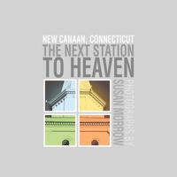 The Next Station to Heaven: New Canaan, Connecticut 1425708072 Book Cover
