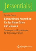 Klimawirksame Kennzahlen Für Den Nahen Osten Und Südasien: Statusreport Und Empfehlungen Für Die Energiewirtschaft 3658205725 Book Cover