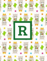 R: Letter Monogrammed Daily Planner January 2020 - December 2020 Appointment Book Day Schedule - Llama Cactus Succulent (8.5x11) 1708449841 Book Cover