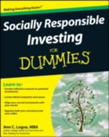 Socially Responsible Investing For Dummies (For Dummies (Business & Personal Finance)) 0470394714 Book Cover