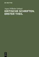 Kritische Schriften. Erster Theil 3111070751 Book Cover