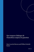 Quo tempore Dialogus de Oratoribus scriptus sit quaeritur (Latin Edition) 9004578730 Book Cover